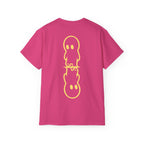 001: Kicking Sticks Mirror Tee (Butter Yellow x Heliconia)