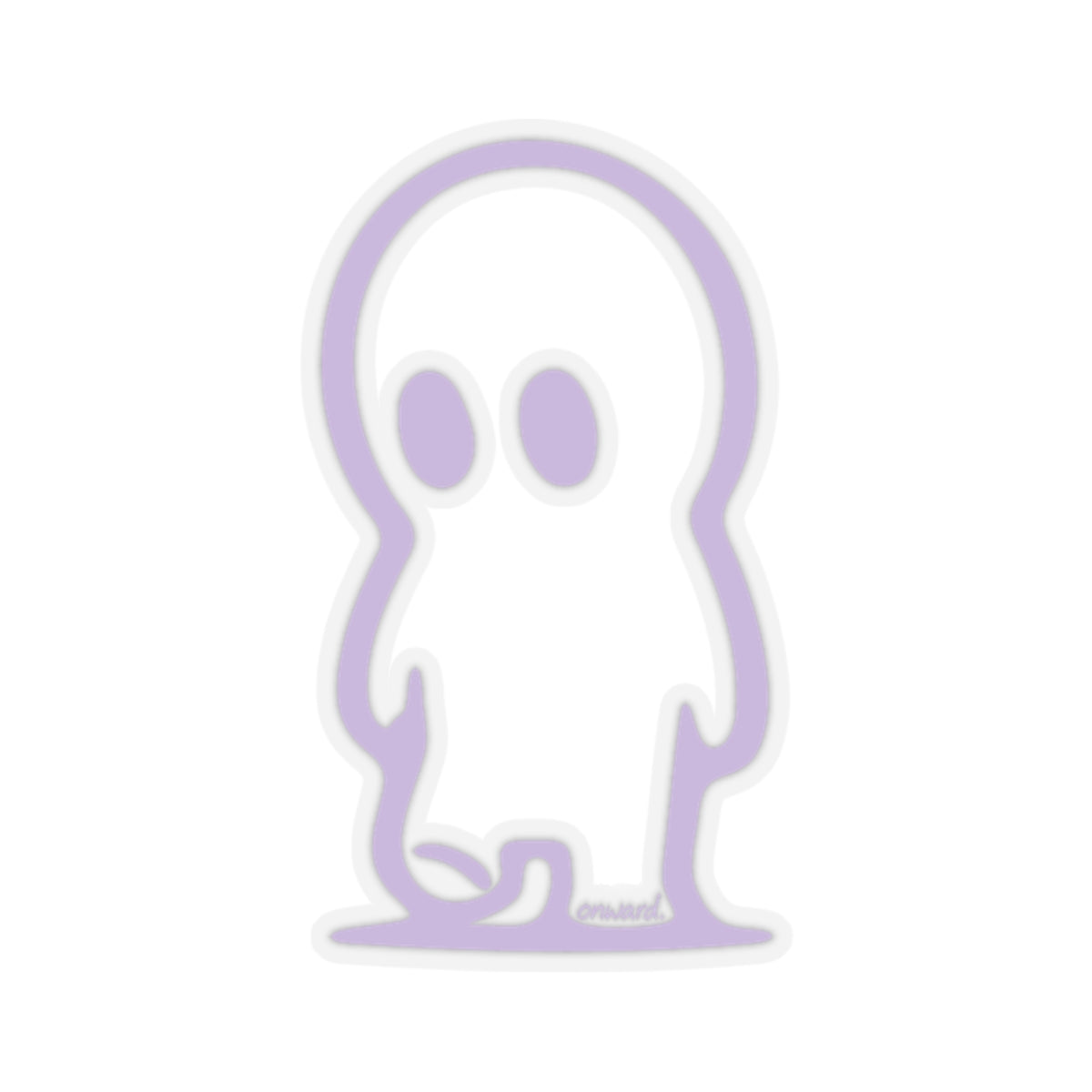 001: Kicking Sticks Sticker (Muted Violet)