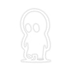 001: Kicking Sticks Sticker (Coconut White)