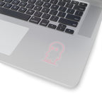 001: Kicking Sticks Sticker (Dusty Pink)