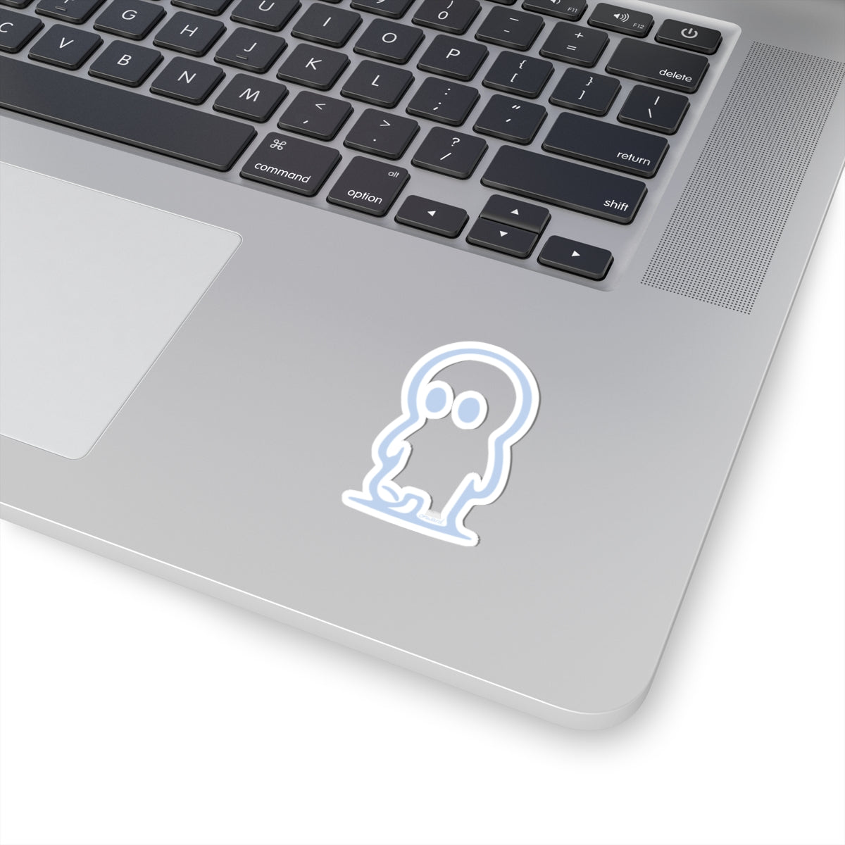 001: Kicking Sticks Sticker (Sky Mist Blue)