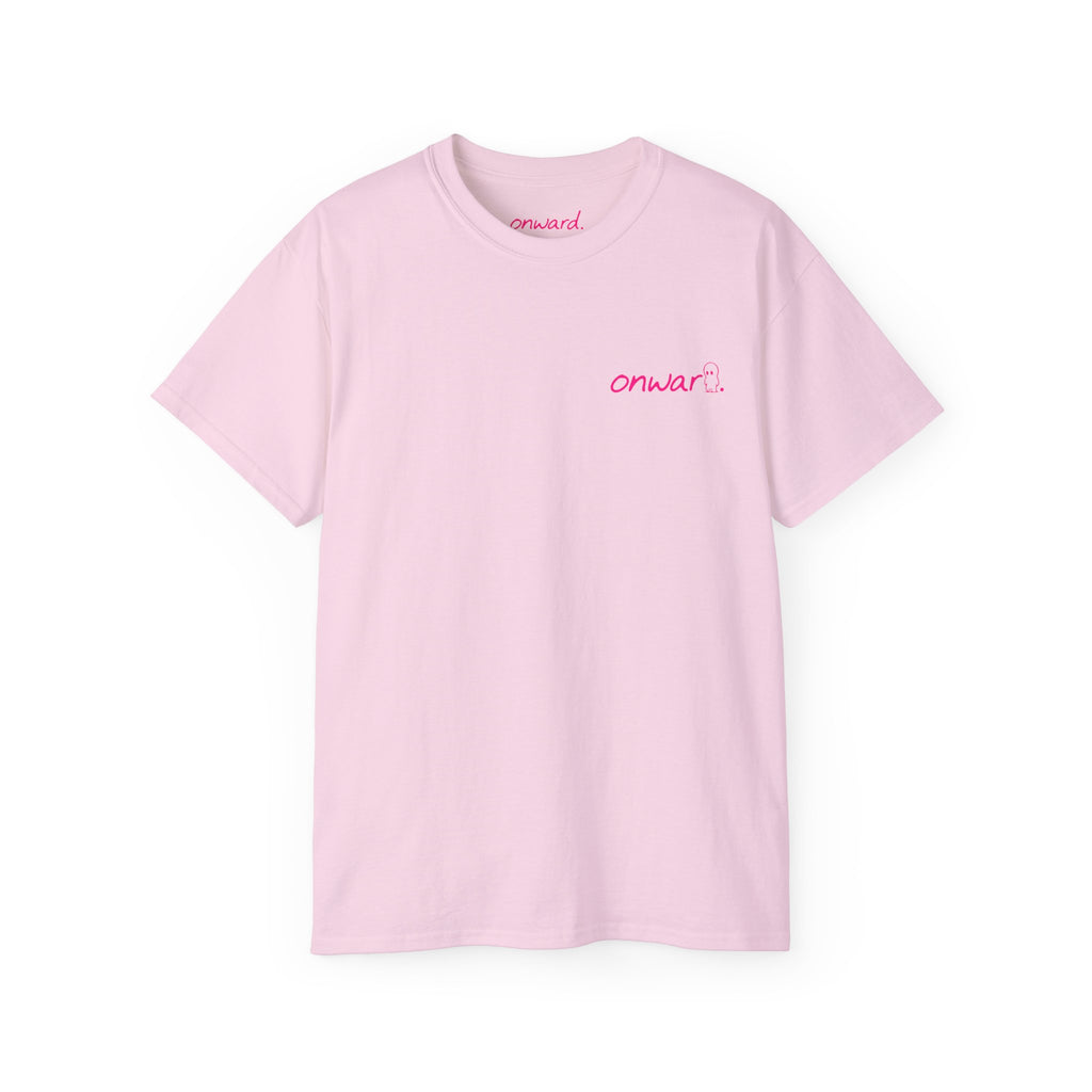 001: Kicking Sticks Mirror Tee (Vivid Pink)