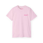 001: Kicking Sticks Mirror Tee (Vivid Pink)