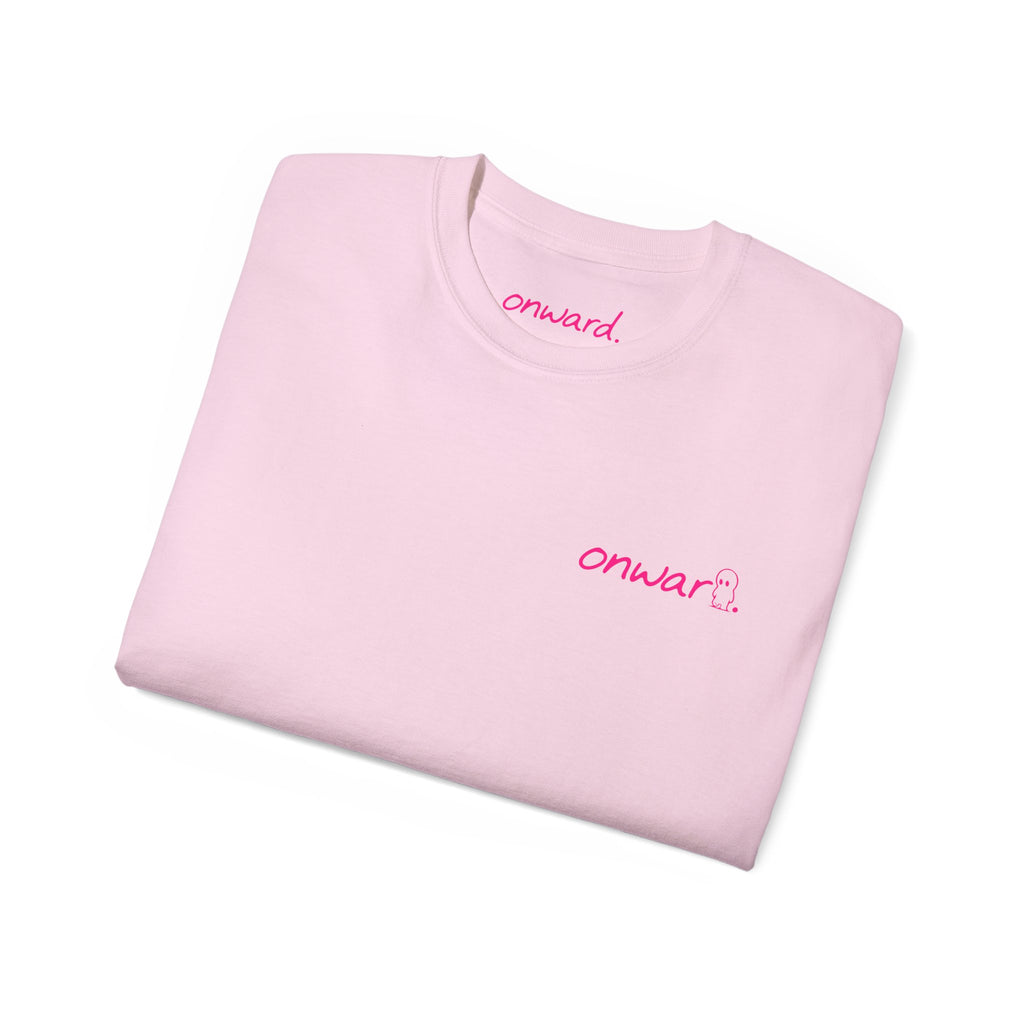 001: Kicking Sticks Mirror Tee (Vivid Pink)