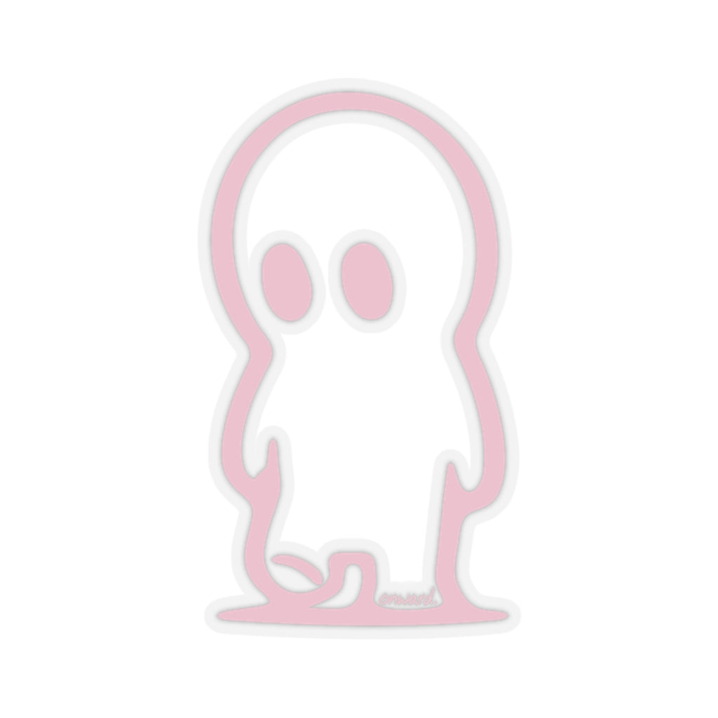 001: Kicking Sticks Sticker (Dusty Pink)