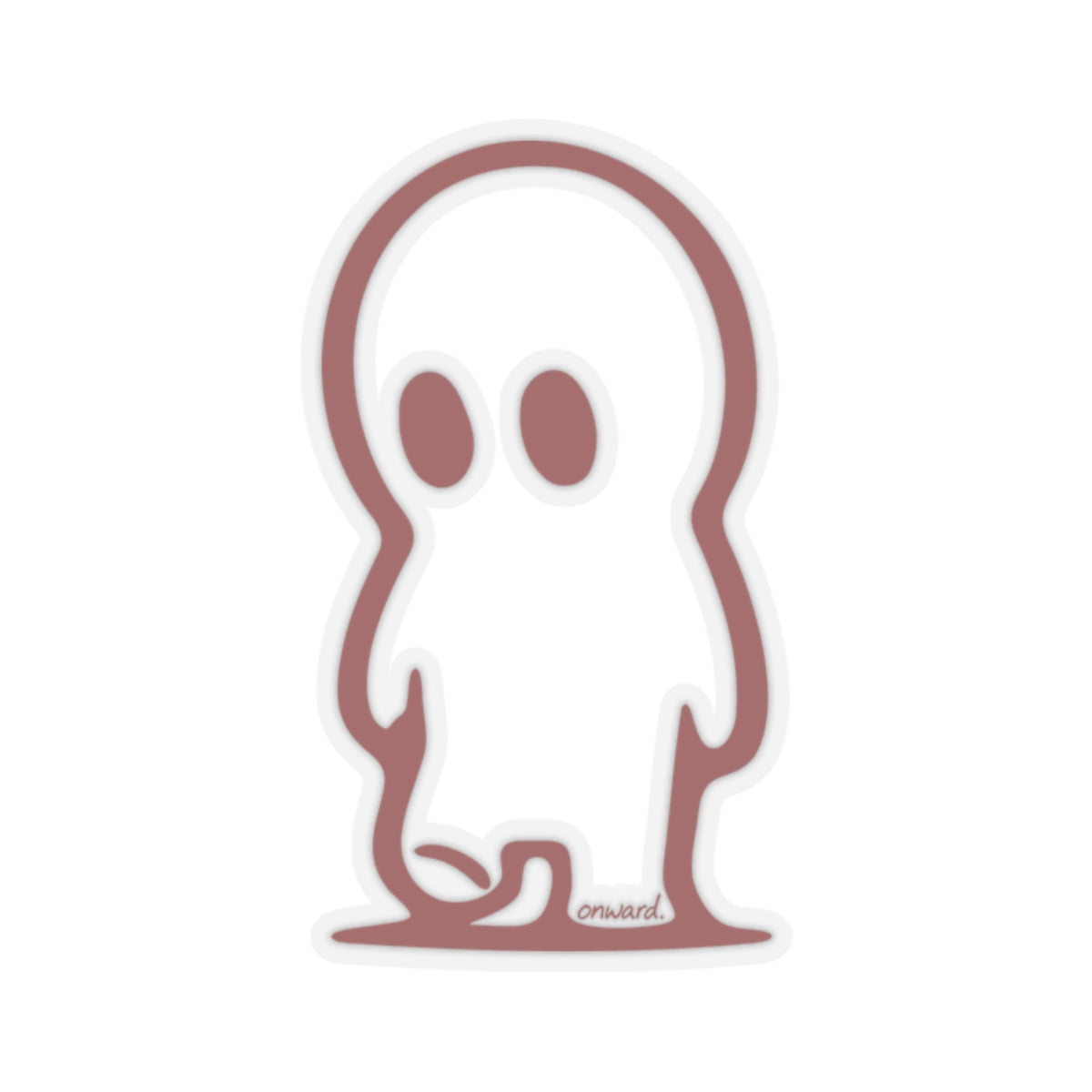 001: Kicking Sticks Sticker (Crimson Red)